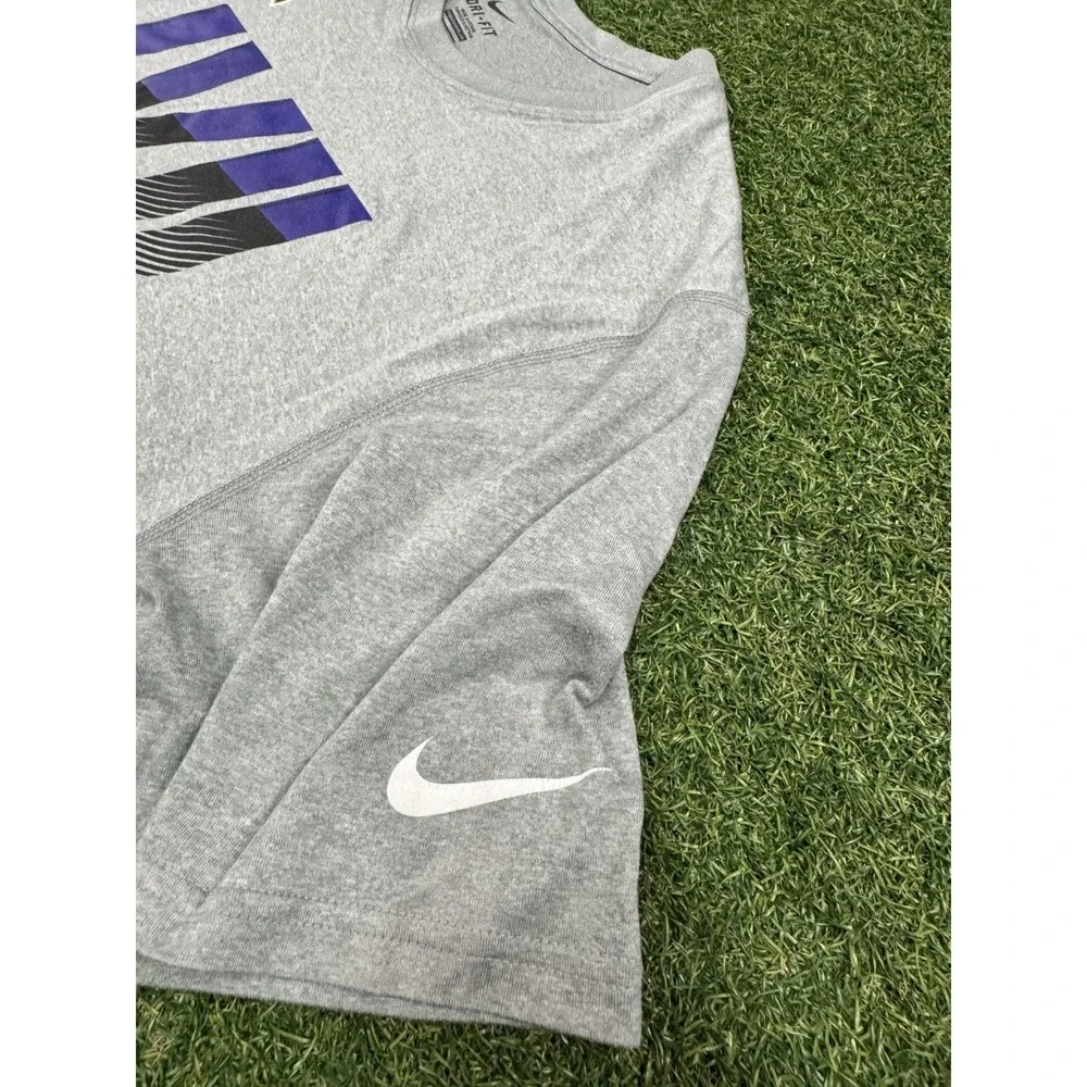 Baltimore Ravens‎ Nike Dri-Fit Men's Shirt XL Gray Super Bowl XLVII Champions - Picture 5 of 7